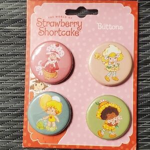 Strawberry Shortcake Button Set